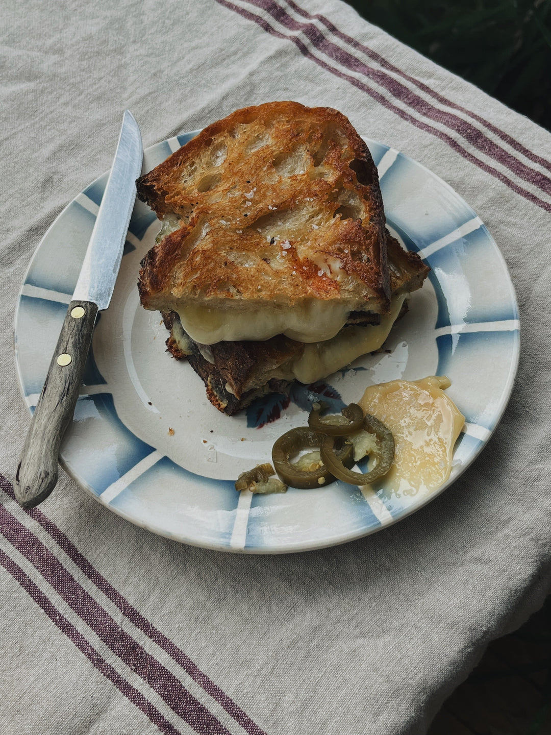 The Ultimate Cheese Toastie with Jalapeno & Hot Honey